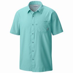 Columbia PFG Slack Tide™ Camp Skjorta Herr Gröna (YHMGL5693)